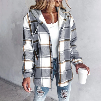 Vera | Plaid Oversized Cardigan