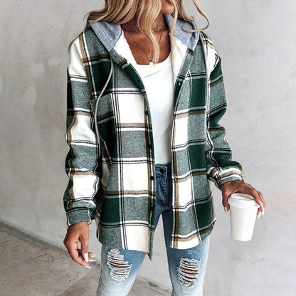 Vera | Plaid Oversized Cardigan