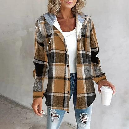 Vera | Plaid Oversized Cardigan