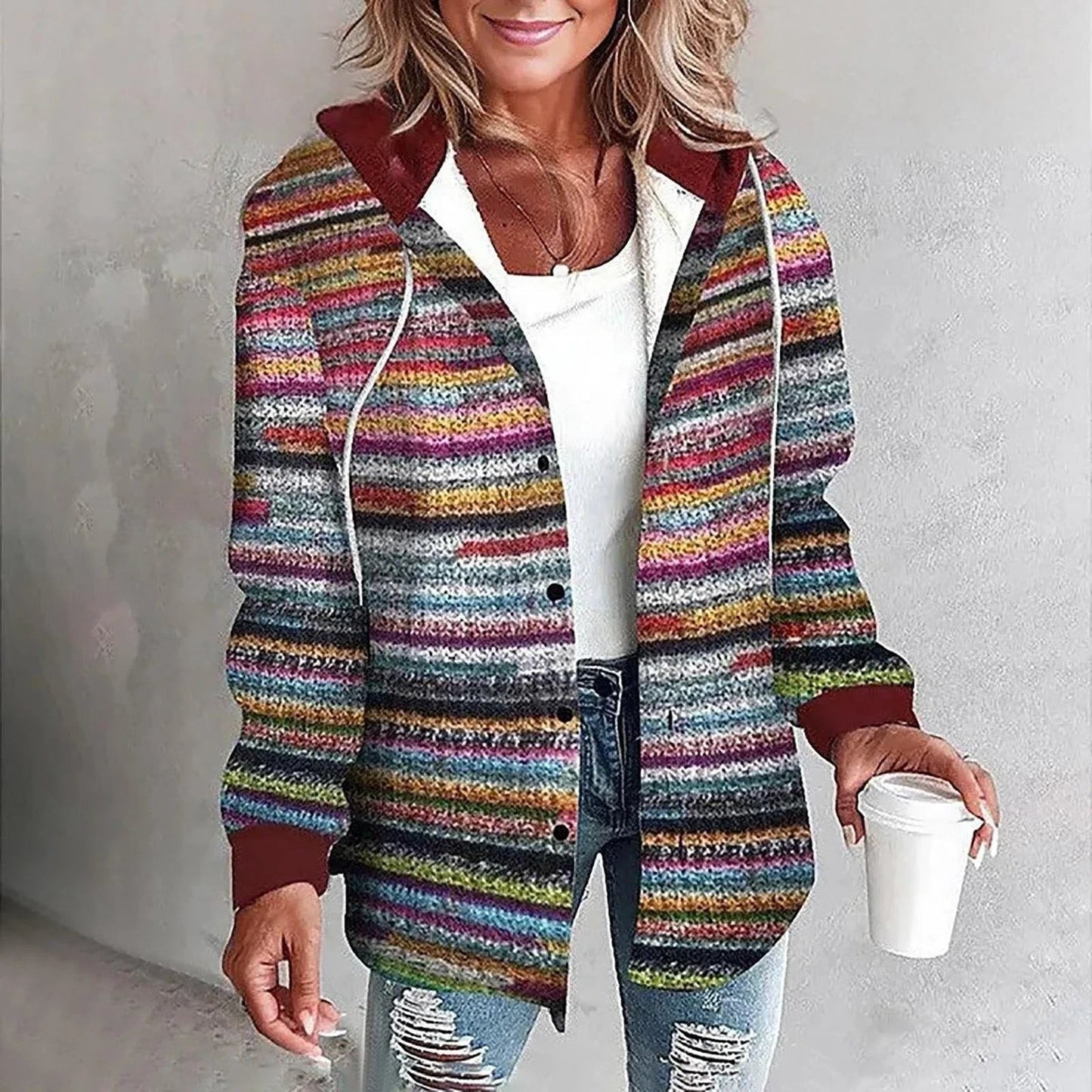 Vera | Plaid Oversized Cardigan