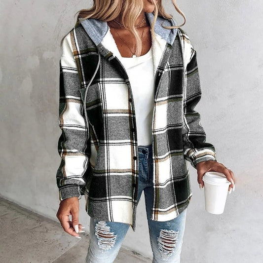 Vera | Plaid Oversized Cardigan
