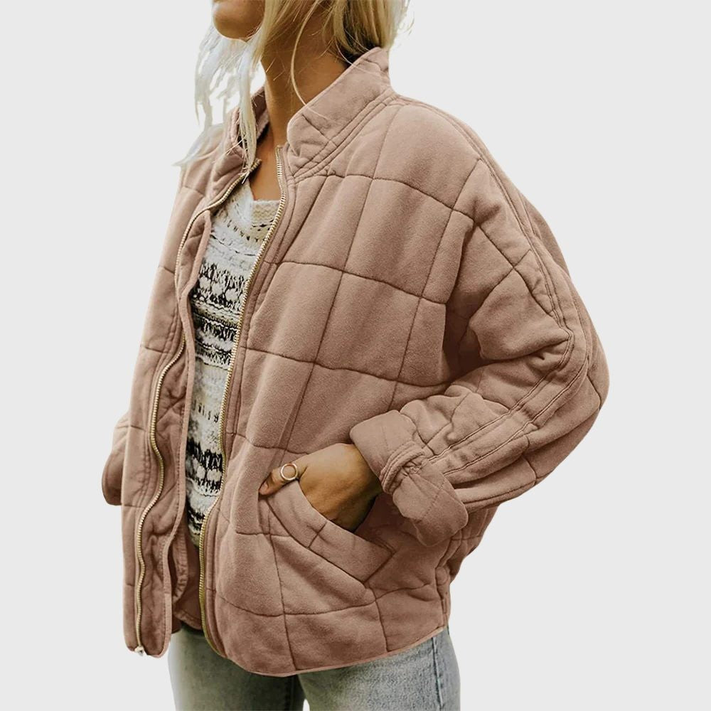 Vera | Quilted Oversized Bomber Jacket
