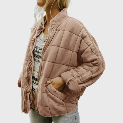 Vera | Quilted Oversized Bomber Jacket