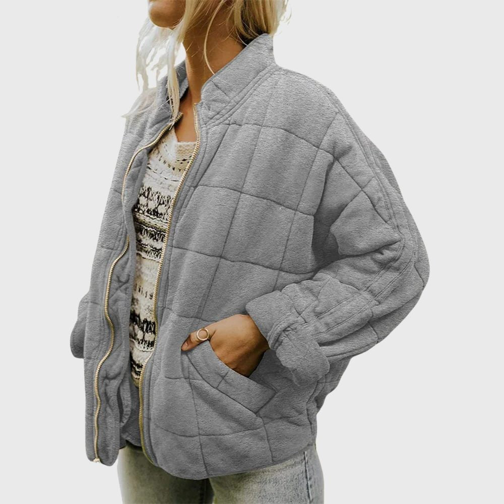 Vera | Quilted Oversized Bomber Jacket