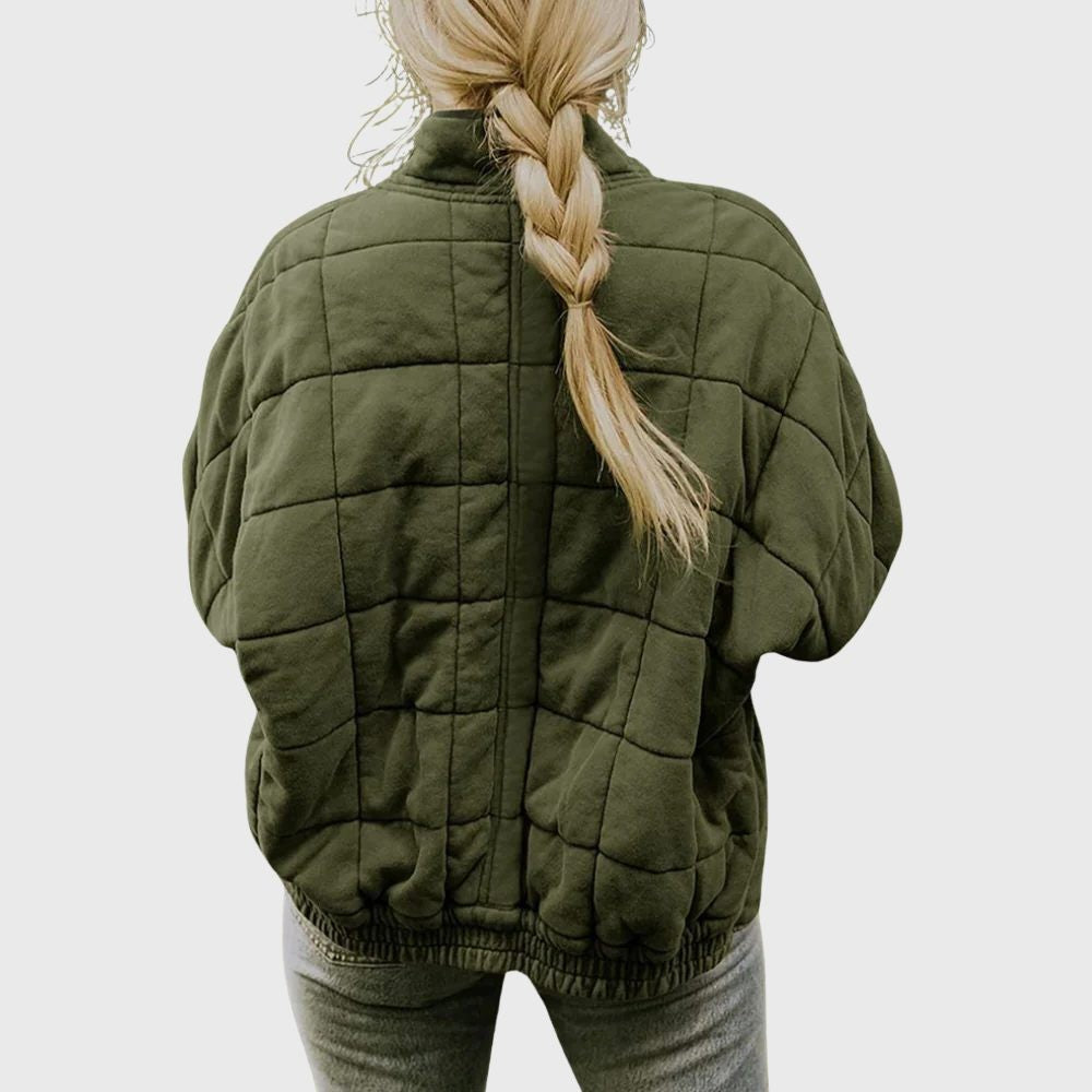 Vera | Quilted Oversized Bomber Jacket