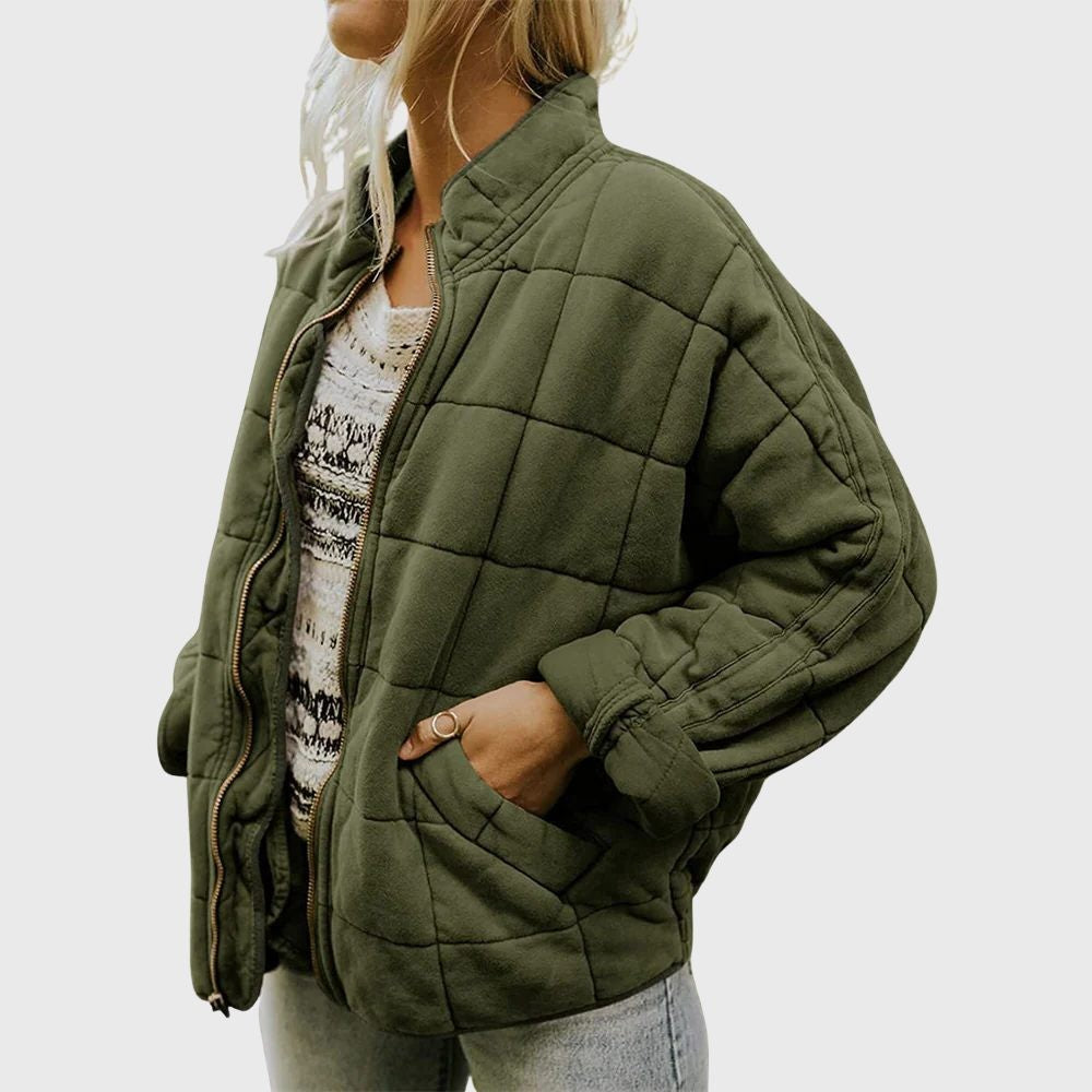 Vera | Quilted Oversized Bomber Jacket