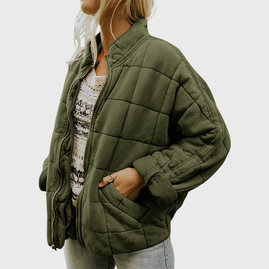 Vera | Quilted Oversized Bomber Jacket