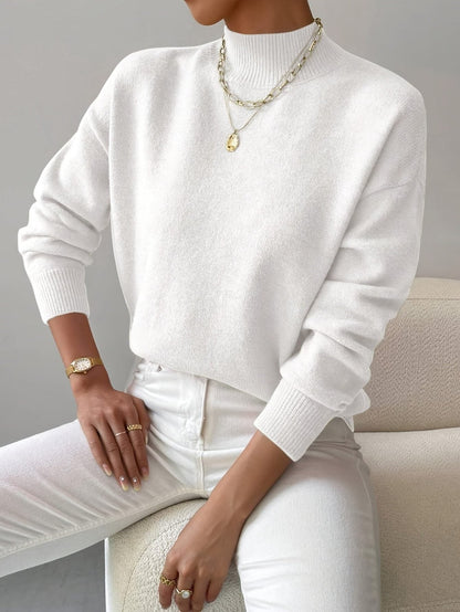 Vera | Ribbed Roll Neck Knit
