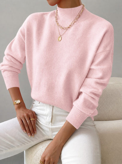 Vera | Ribbed Roll Neck Knit