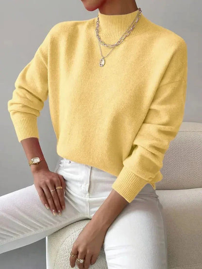 Vera | Ribbed Roll Neck Knit