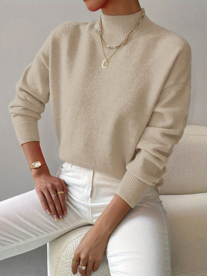 Vera | Ribbed Roll Neck Knit