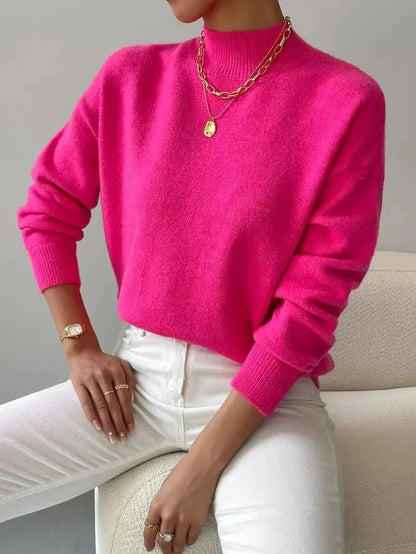 Vera | Ribbed Roll Neck Knit