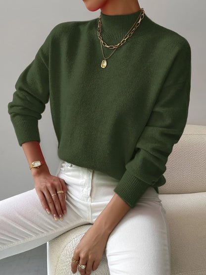 Vera | Ribbed Roll Neck Knit