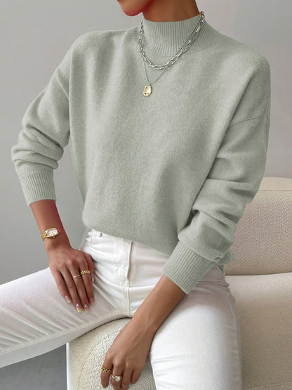 Vera | Ribbed Roll Neck Knit