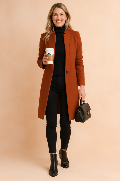 Vera | Tailored Minimalist Coat